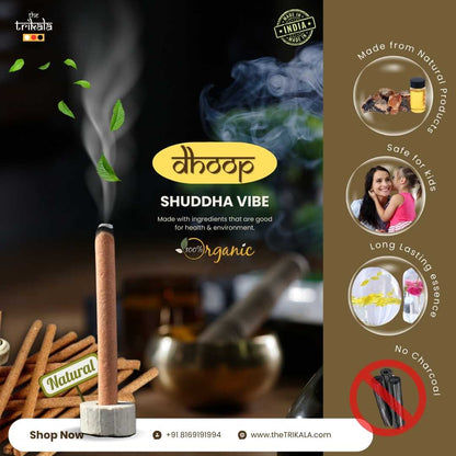 Shuddha Vibe Box - Agarbatti + Dhoop + Kapoor + Kumkum - one Month pack