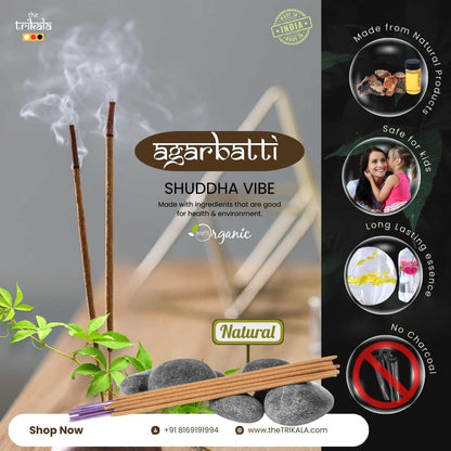 SENSUALITY - JASMINE - Relation & Affection - Organic Agarbatti - Shuddha Vibe Incense Stick