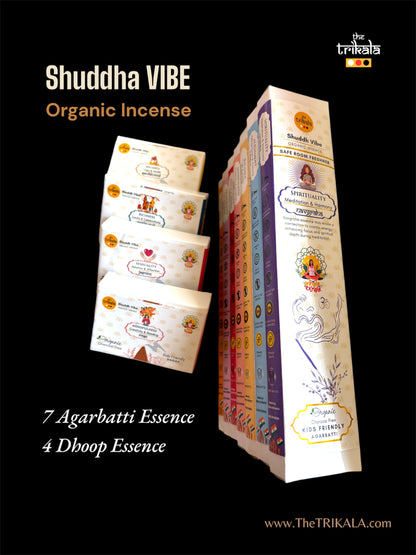 SENSUALITY - JASMINE - Relation & Affection - Organic Agarbatti - Shuddha Vibe Incense Stick