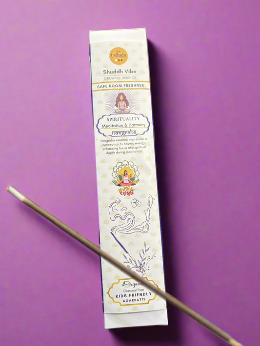 SPIRITUALITY - NAVGRAHA - Meditation & Harmony - Organic Agarbatti - Shuddha Vibe Incense Stick