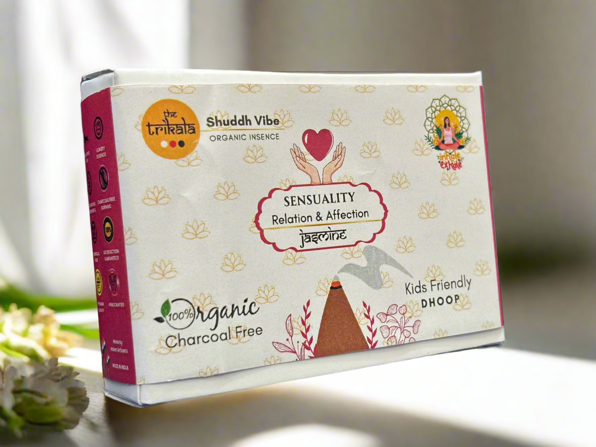 Jasmine Organic Dhoop for Love & Relationship - Shuddha Vibe